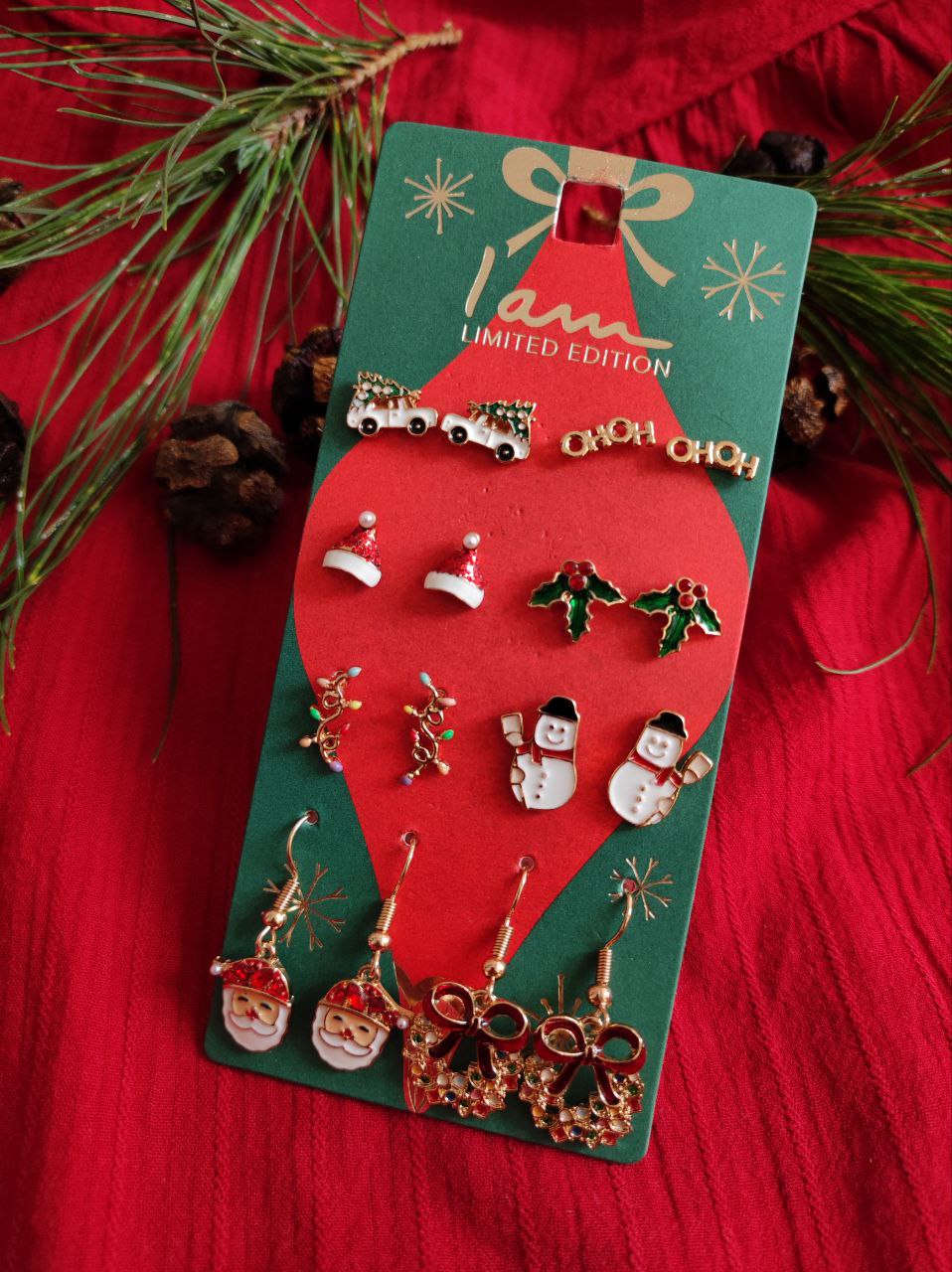 گوشواره‌ی طرح کریسمس / یلدا - Image 1