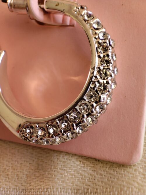 گوشواره نیم حلقه ماه تابان - Image 2