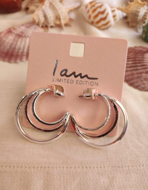 گوشواره نیم حلقه مدرن