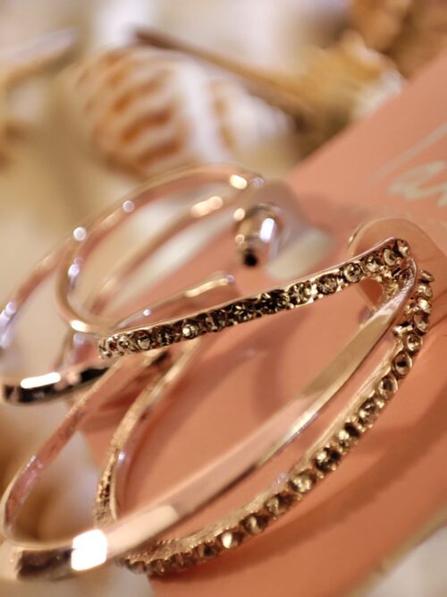 گوشواره نیم حلقه مدرن - Image 3