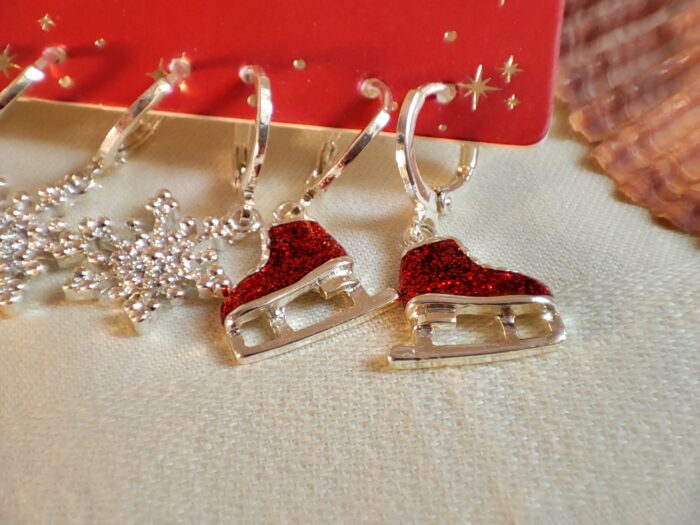 گوشواره طرح کریسمس/ یلدا